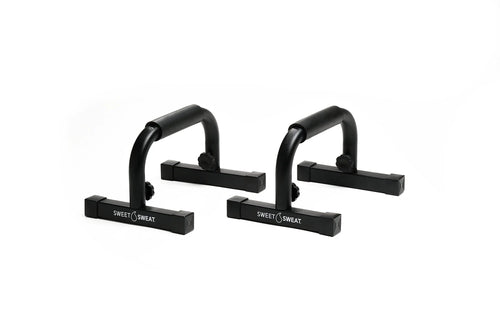 Sports Research Sweet Sweat Push Up Bars - Durable Non-Slip with Comfort Grip - Calisthenics Equipment for Bodyweight Fitness & Strength Training - Floor Stand Pushup Bar Handles for Men & Women